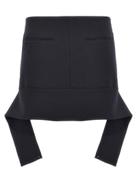 Courrèges 'Reversed Belt Mini' Skirt
