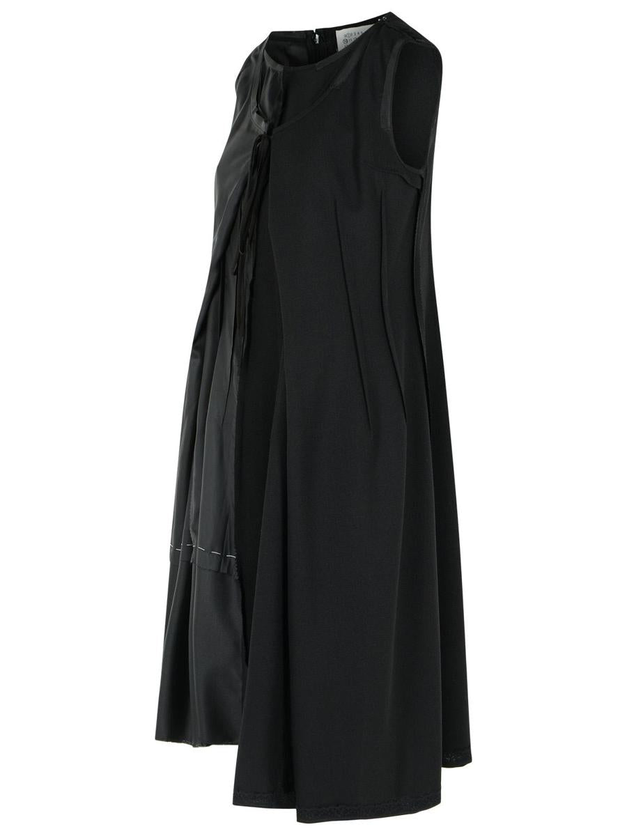 Maison Margiela Black Cupro Blend Dress