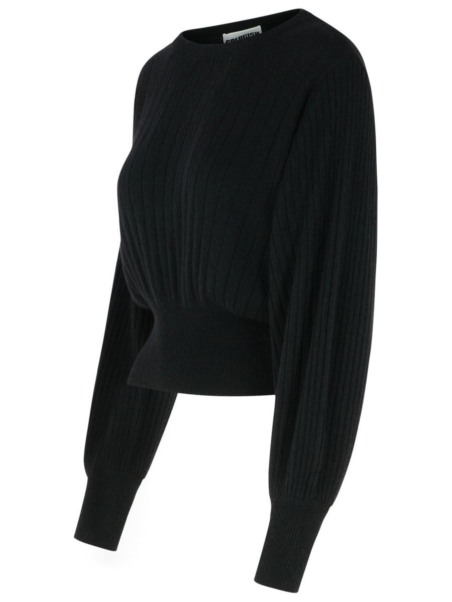 Colorush 'Prague Lux' Black Cashmere Sweater