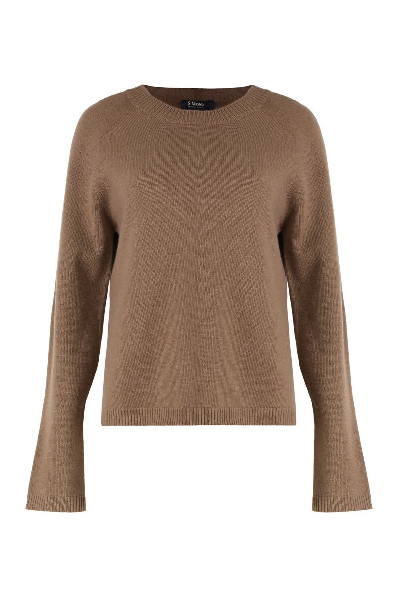 'S Max Mara Crew Neck Sweater Damasco In Wool And Cashmere