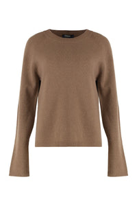 'S Max Mara Crew Neck Sweater Damasco In Wool And Cashmere