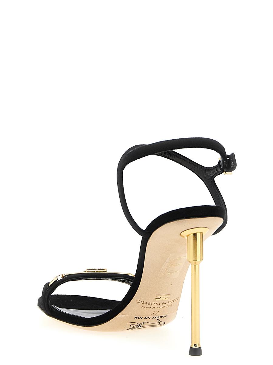 Elisabetta Franchi Sculpture Heel Sandals