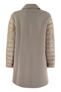 Herno Coat With Down Sleeves