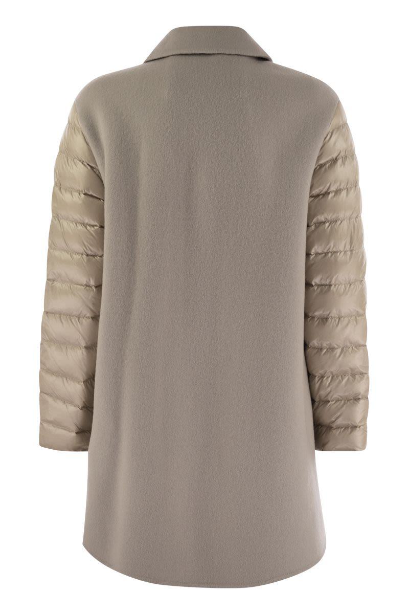 Herno Coat With Down Sleeves