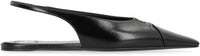 Saint Laurent Babylone Pointy-Toe Slingback Ballet Flats
