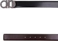 Salvatore Ferragamo Gancini Reversible Leather Belt