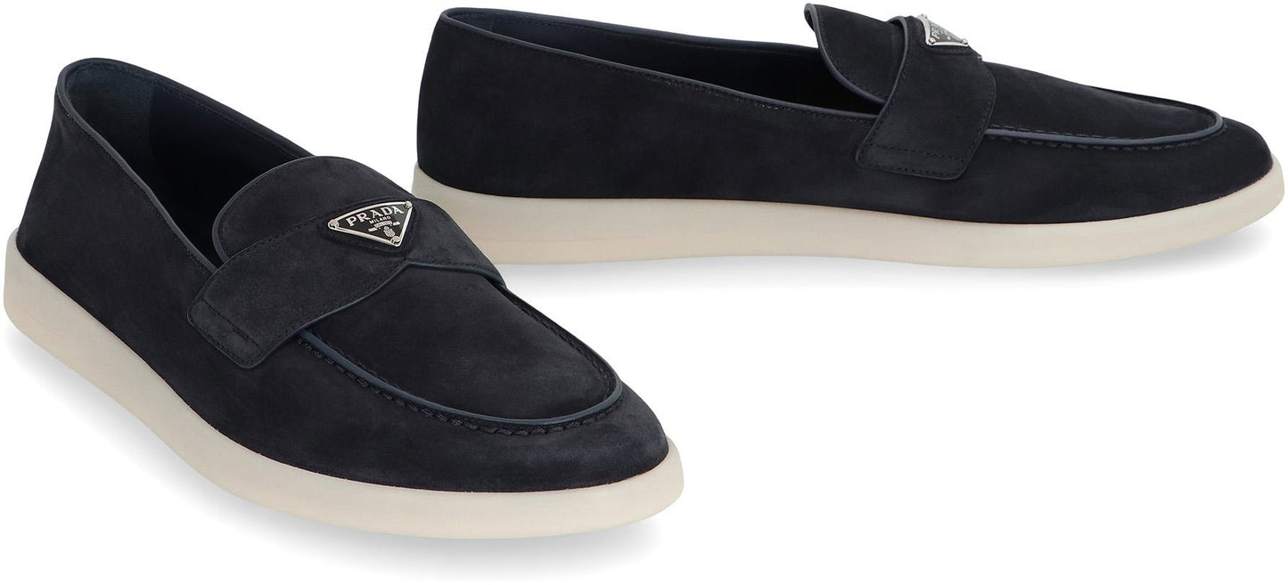 Prada Suede Loafers