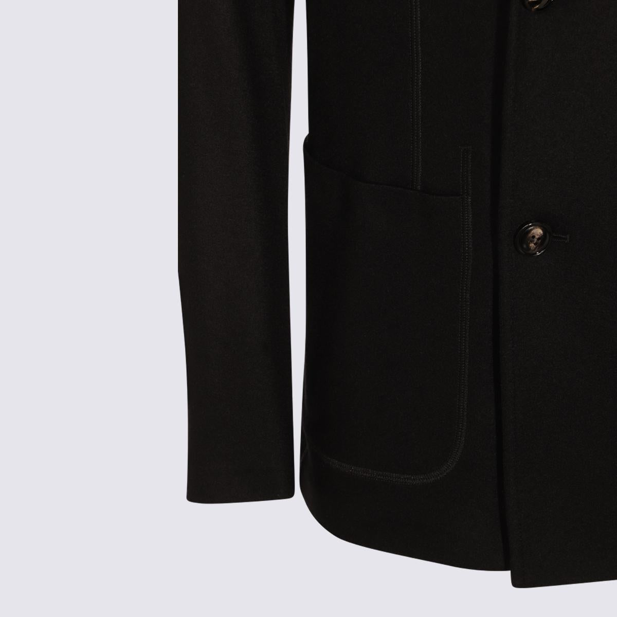 Giorgio Armani Black Cashmere Blazer