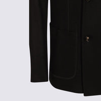 Giorgio Armani Black Cashmere Blazer