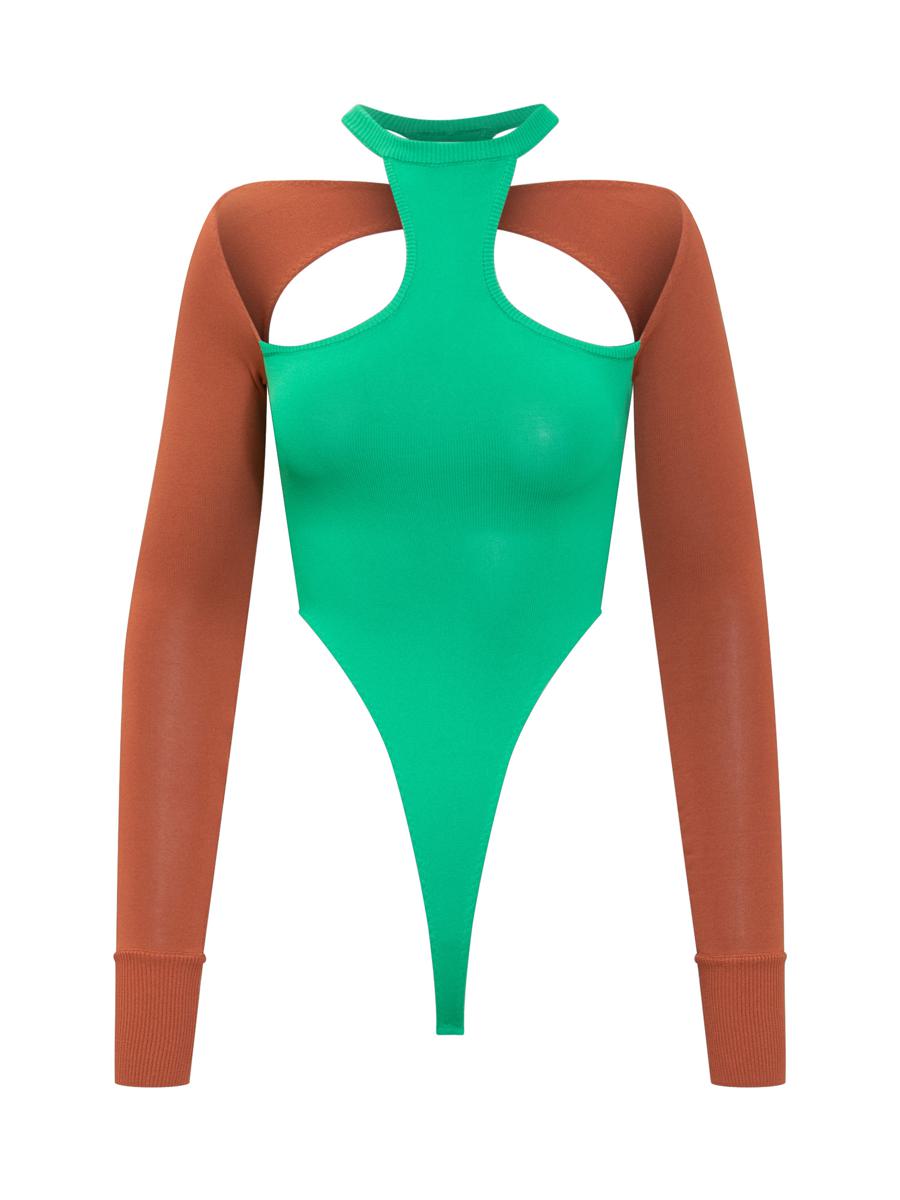 Alessandro Vigilante Two-Tone Bodysuit