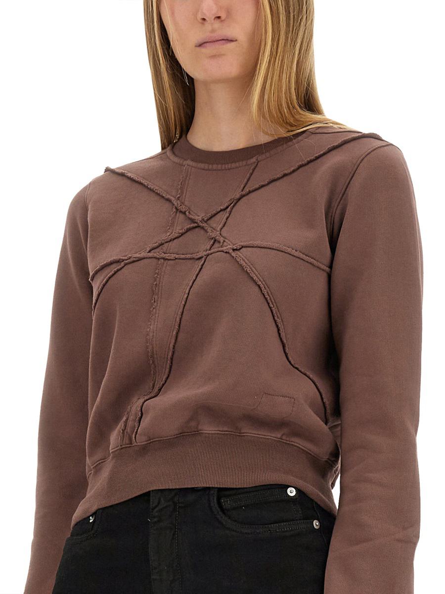 Rick Owens Drkshdw Cropped Sweatshirt
