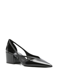 Prada Leather Cut-Out Pumps