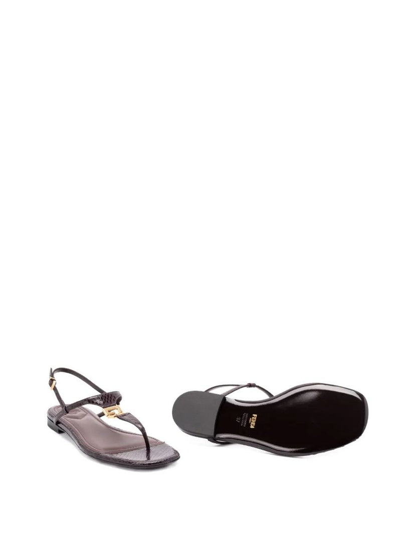 Fendi Ffold Ayers Flip-Flops Shoes