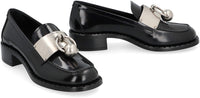 Prada Brushed Leather Loafers