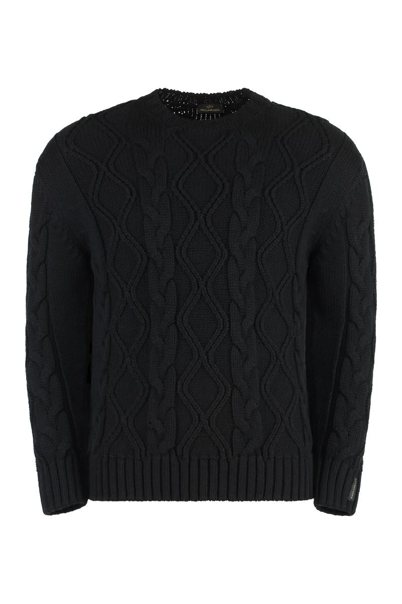 Paul & Shark Virgin Wool Crew-Neck Sweater