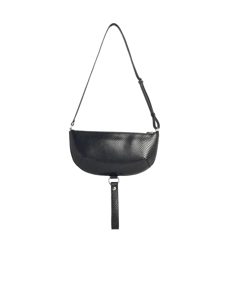 Courrèges 'Holy Eclipse Viper' Black Leather Bag