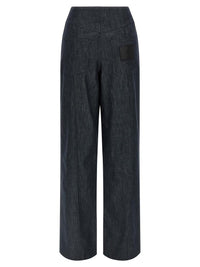 Fendi 'Fendi Roma' Patch Jeans
