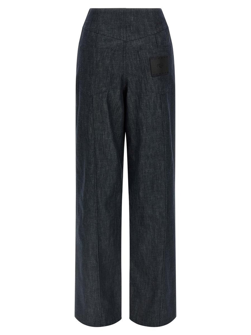 Fendi 'Fendi Roma' Patch Jeans
