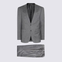 Canali Grey Wool Suits