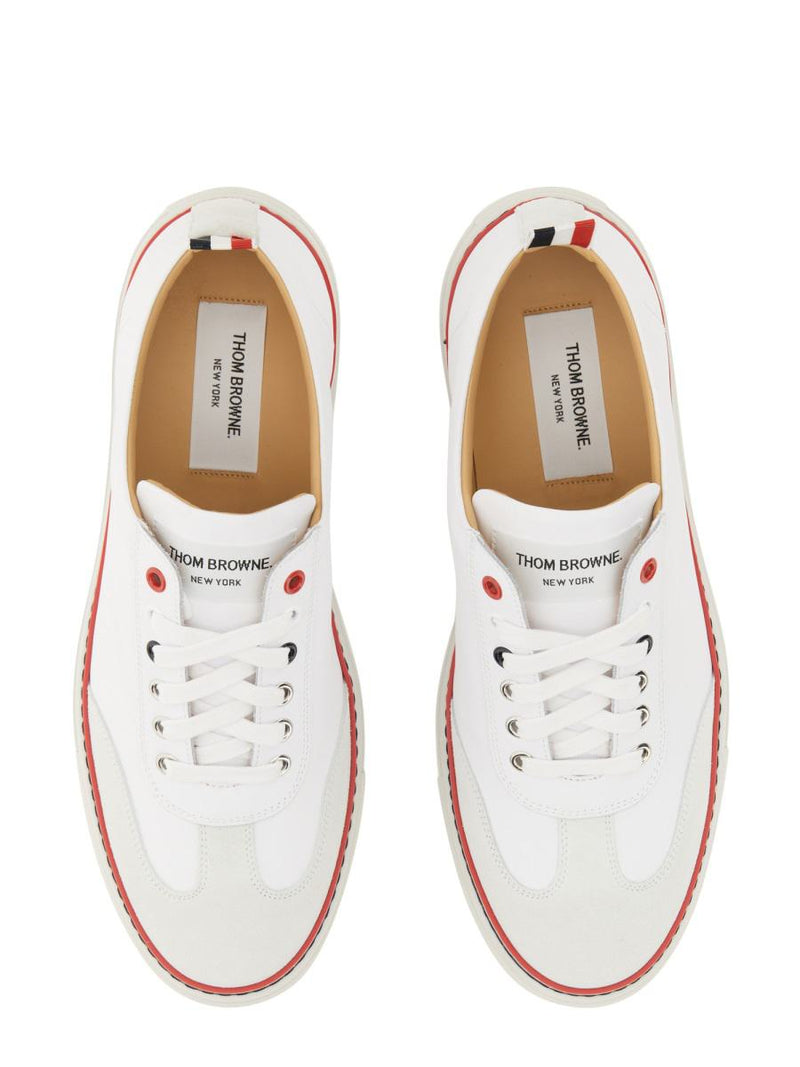 Thom Browne Low-Top Leather Sneaker