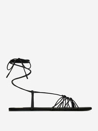 Saint Laurent Babylone Leather Sandals