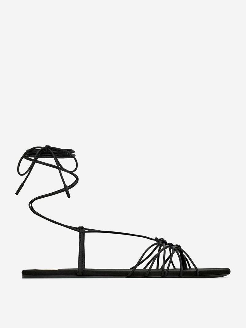 Saint Laurent Babylone Leather Sandals