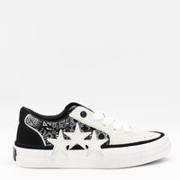 Amiri Black And White Bandana Sneakers
