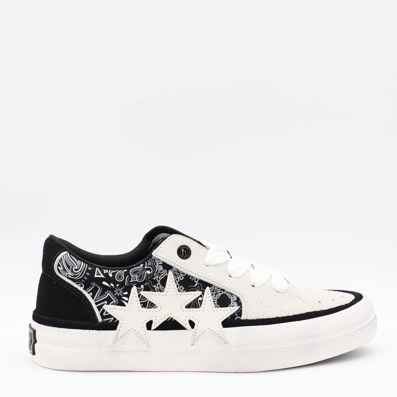 Amiri Black And White Bandana Sneakers