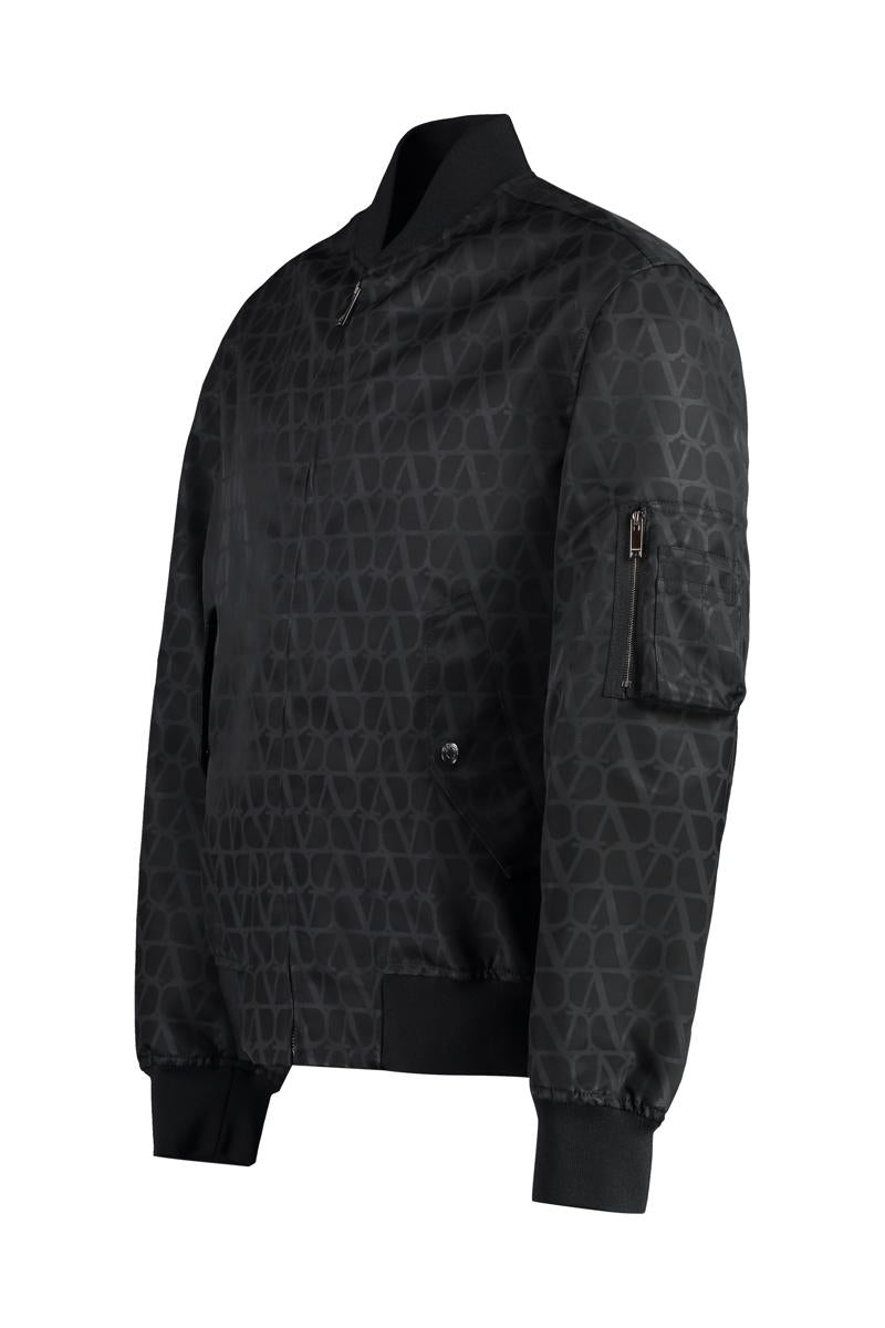 Valentino Garavani Nylon Bomber Jacket