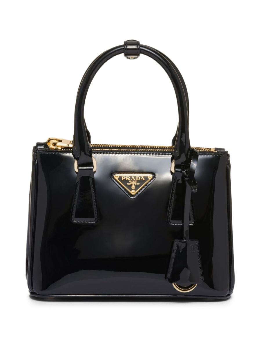 Prada Galleria Mini In Patent Leather Bags