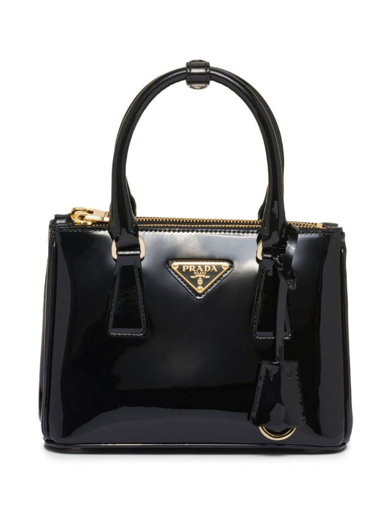 Prada Galleria Mini In Patent Leather Bags