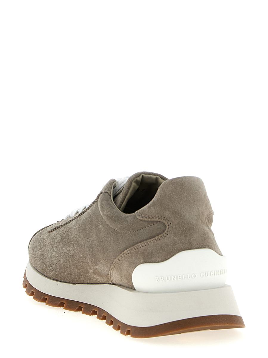 Brunello Cucinelli Shiny Tab Sneakers