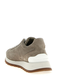 Brunello Cucinelli Shiny Tab Sneakers