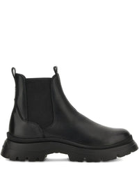 Hogan H692 Leather Chelsea Boots Shoes
