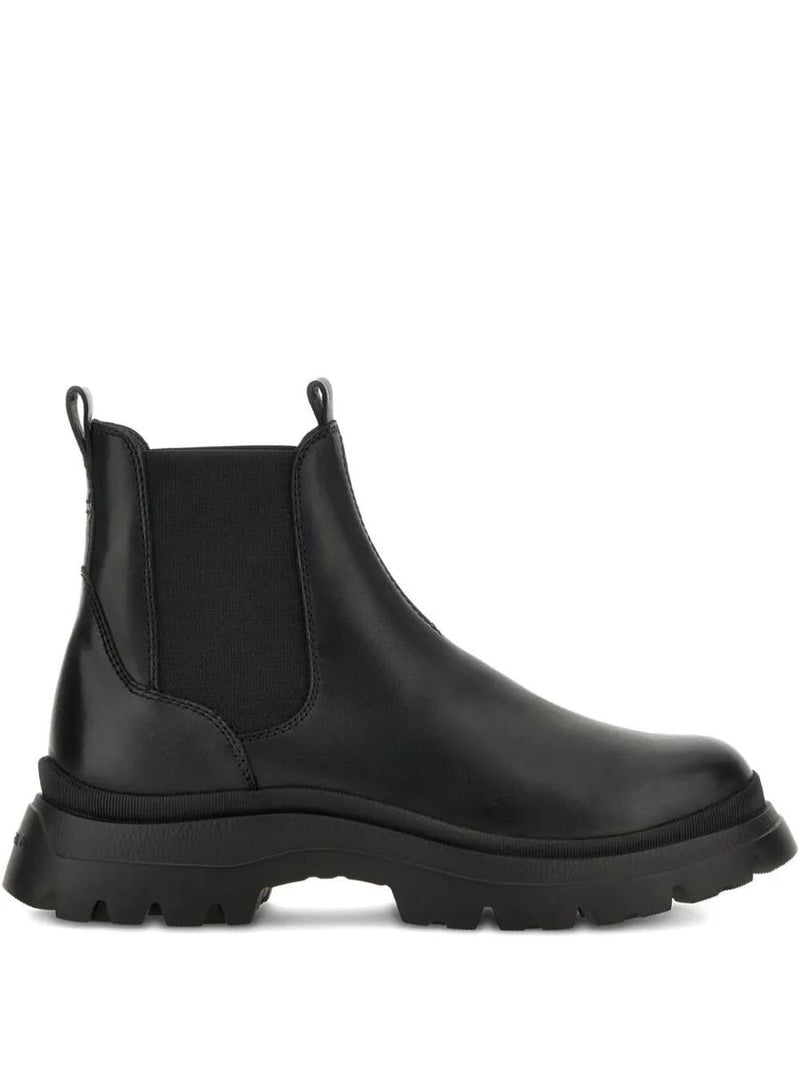 Hogan H692 Leather Chelsea Boots Shoes