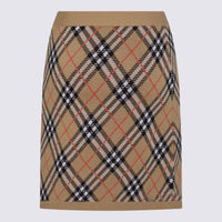 Burberry Beige Wool Skirt