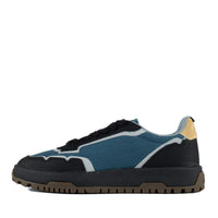 Autry Wildpace Low Nylon Ripstop And Leather Dark Blue And Black Sneakers