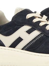 Hogan H630 Suede And Leather Sneakers Shoes