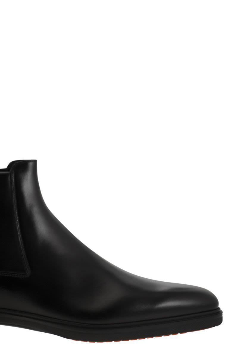 Santoni Easy Leather Boot