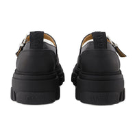 Ganni Cleated Mary Jane Loafers