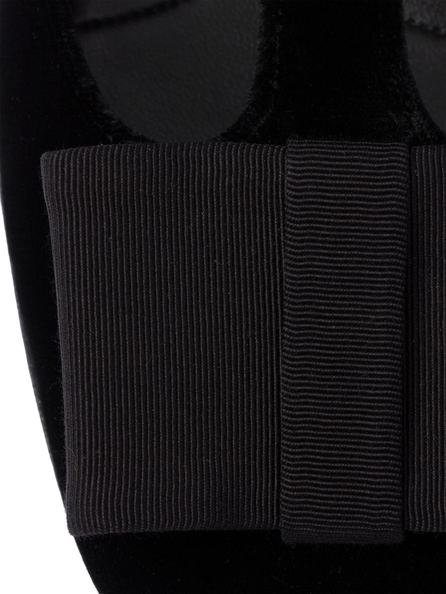 Prada 35Mm Bow Velvet Pumps