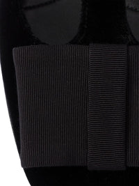 Prada 35Mm Bow Velvet Pumps