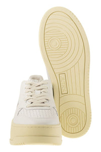 Autry Medalist Platform - Leather Trainers