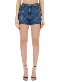 Moschino Jeans Denim Bermuda Shorts