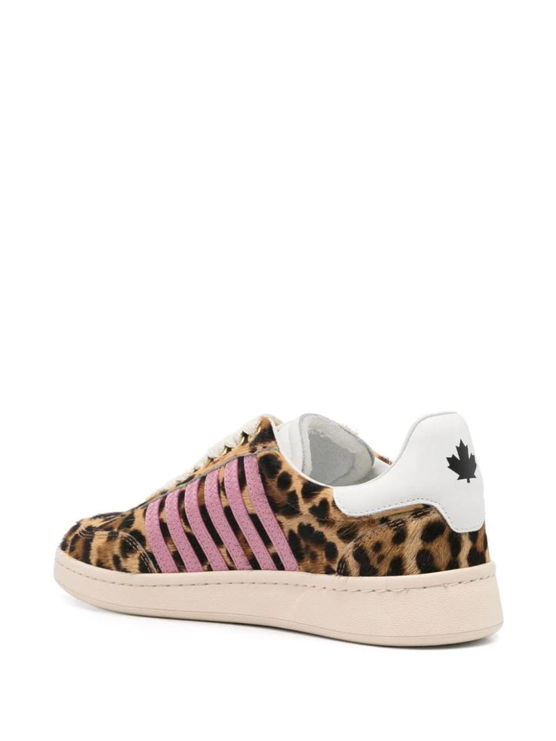 DSQUARED2 Leopard-Print Sneakers