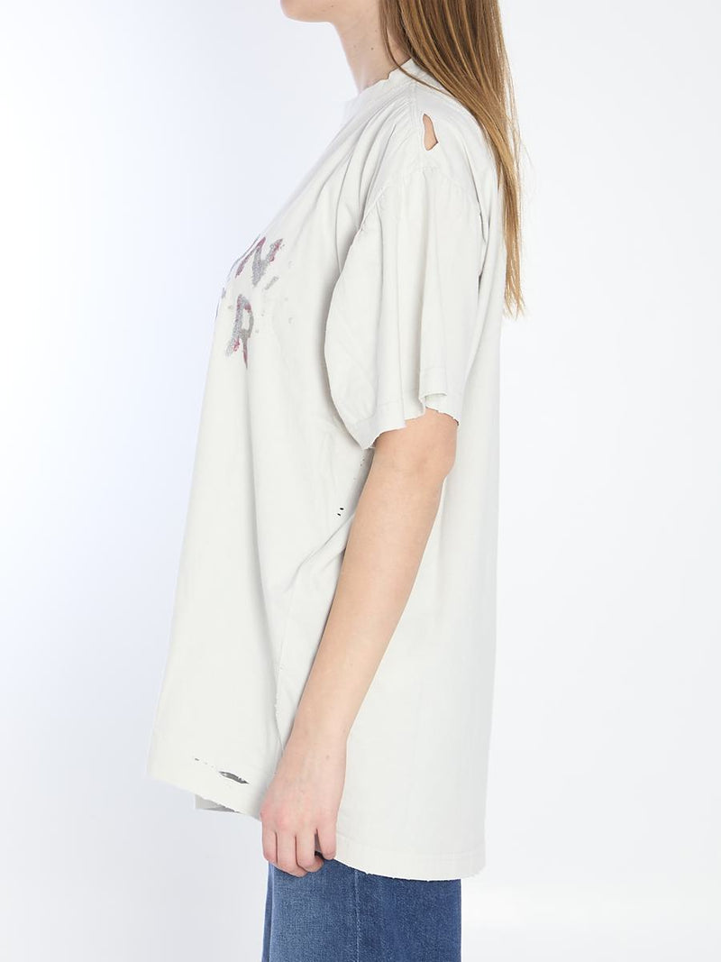 Distressed Cotton Shirt