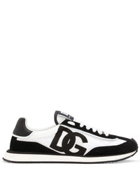 Dolce & Gabbana Suede And Mesh Dg Cushion Sneakers Shoes