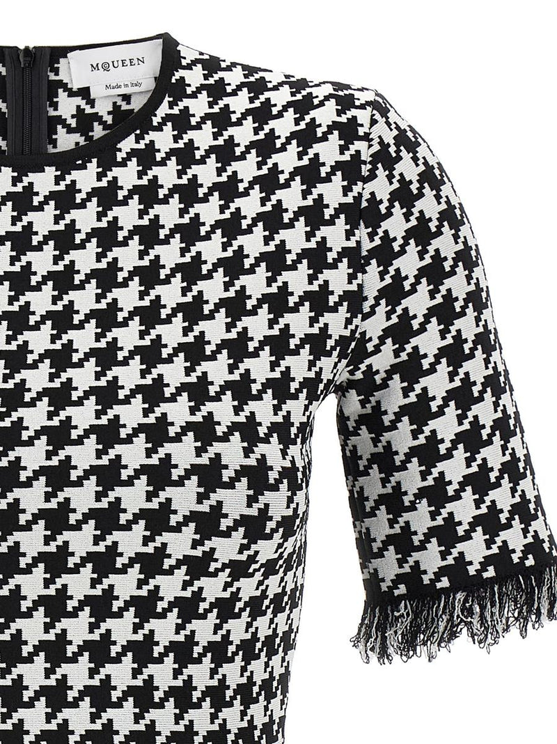 Alexander McQueen Houndstooth Dress