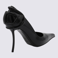Diesel Black Leather Pumps