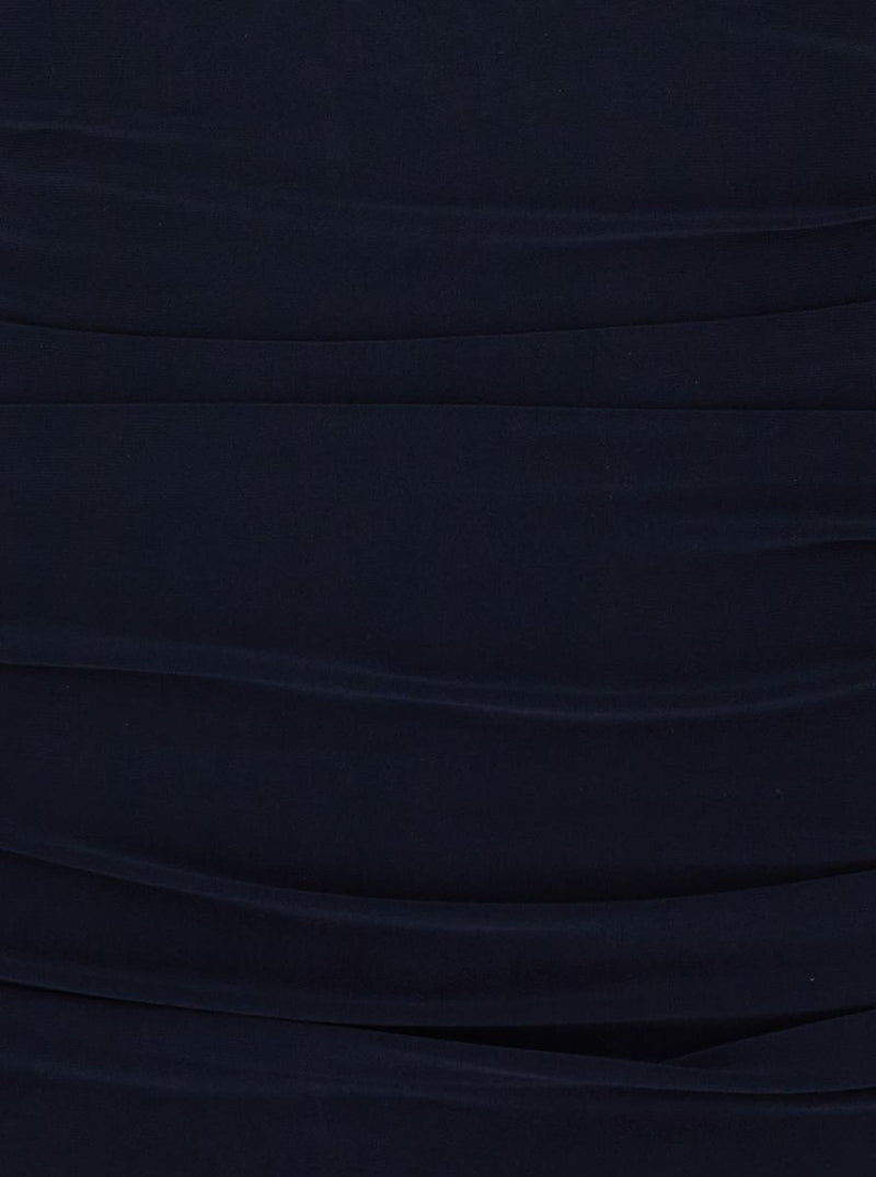 Sleeveless V Neck Shirred Waist Jumpsuit